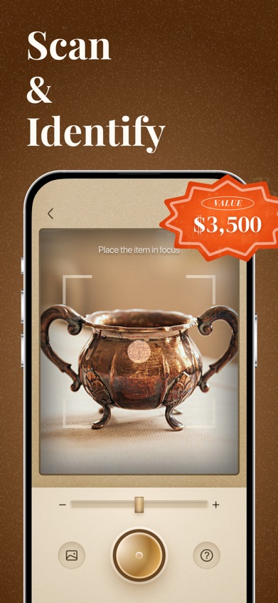 AntiqSnap screenshot from the App Store listing