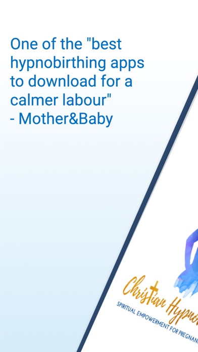 Christian Hypnobirthing screenshot from the App Store listing