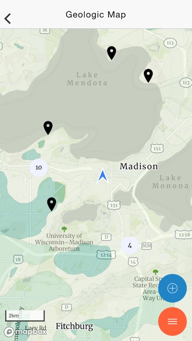 Rockd screenshot from the App Store listing