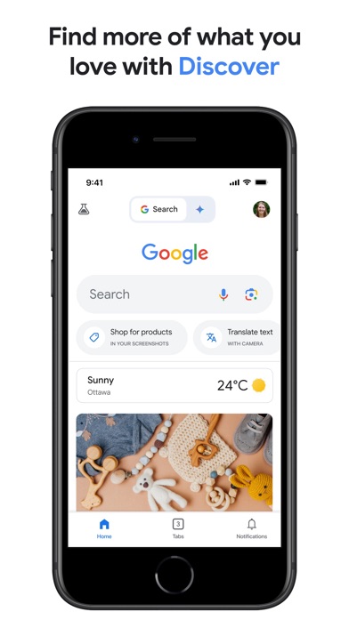 Google Lens screenshot from the App Store listing