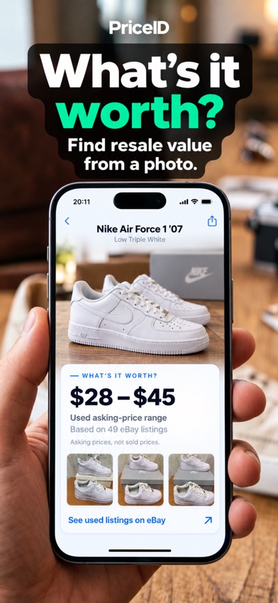 What's It Worth: Price Scanner screenshot from the App Store listing