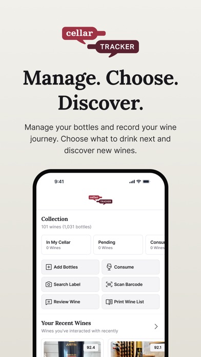 CellarTracker screenshot from the App Store listing