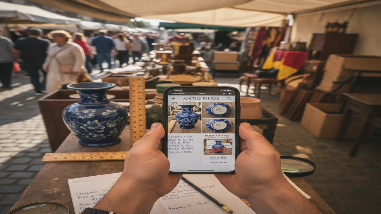 Photograph a Flea Market Find and Look Up Sold Listings